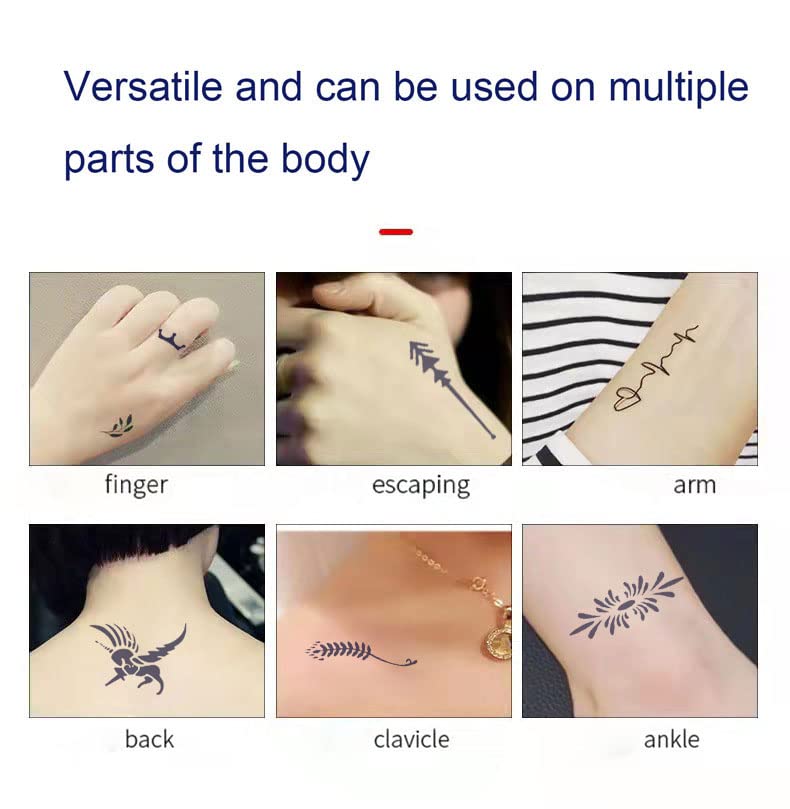 Miniatura 3 de Plantillas de tatuaje de Henna, 254 plantillas de tatuaje, reutilizables, kit de plantillas de arte corporal, diseños para mujeres y adolescentes,