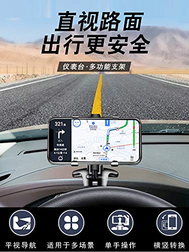 Painel do carro, suporte para celular Adaskala, estrutura de suporte de navegação do carro, visão di
