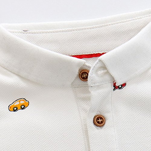 Little Boys' Car Short Sleeve Polo T-Shirt2