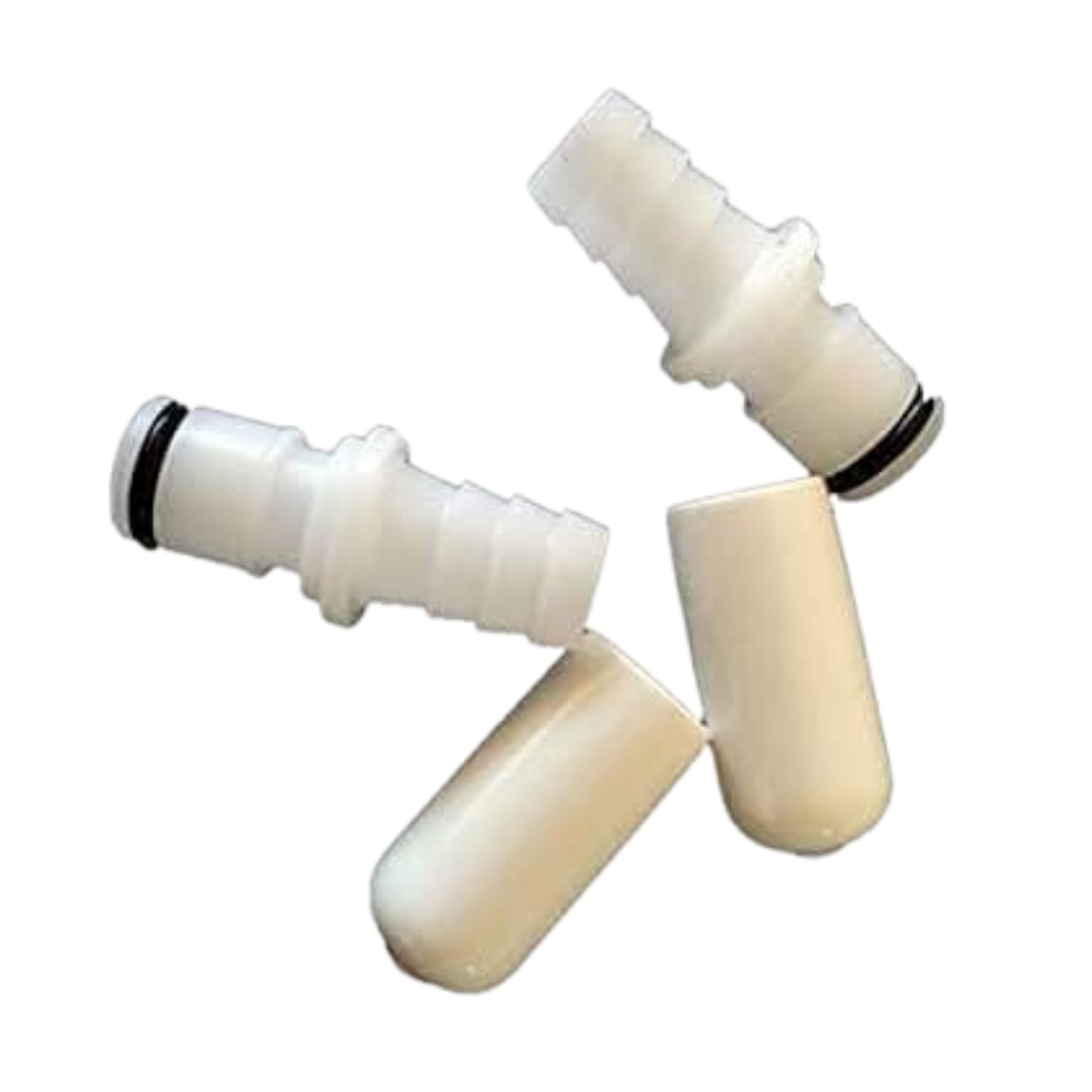 Aupll Replacement 2 M236 Male Connectors + 2 Caps for Testing Sleep Number Bed Air Chamber leaks