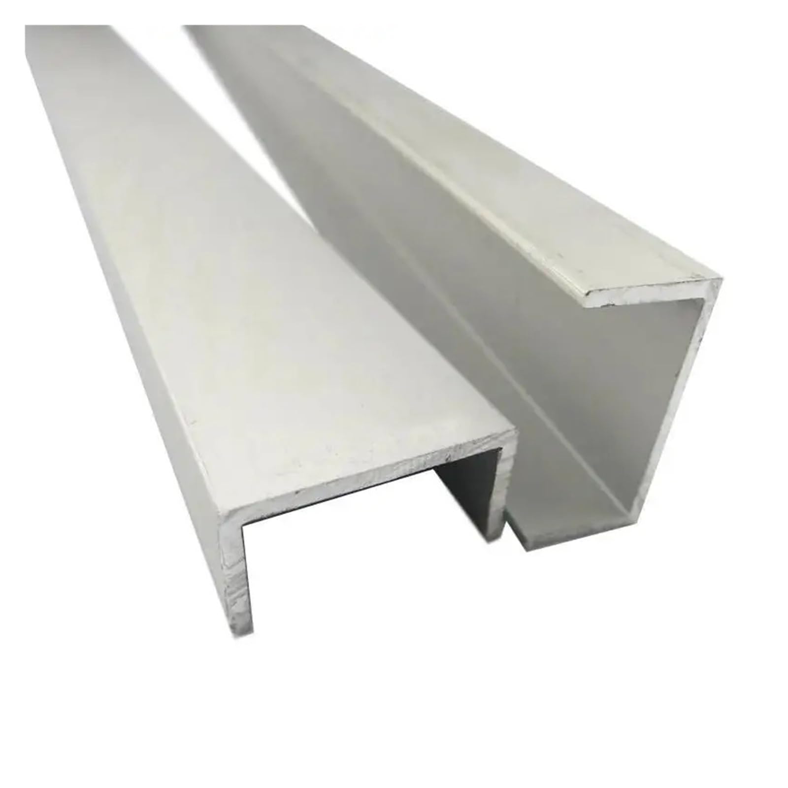 AMZBNEIDI Channel Aluminium Profile, Pack Of 3 U-Shaped Aluminum Groove Profiles Multiple Sizes For DIY Framing(5X10X400mm)