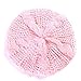 Women Knit Hat for Women Beret hat Warm Ladies Winter Beanie Hat Lightweight Knitted Hat Pink