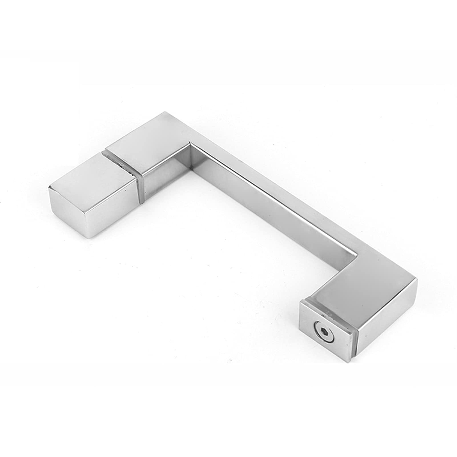 Bouton de porte de douche robuste en acier inoxydable blanc poignée vitre
