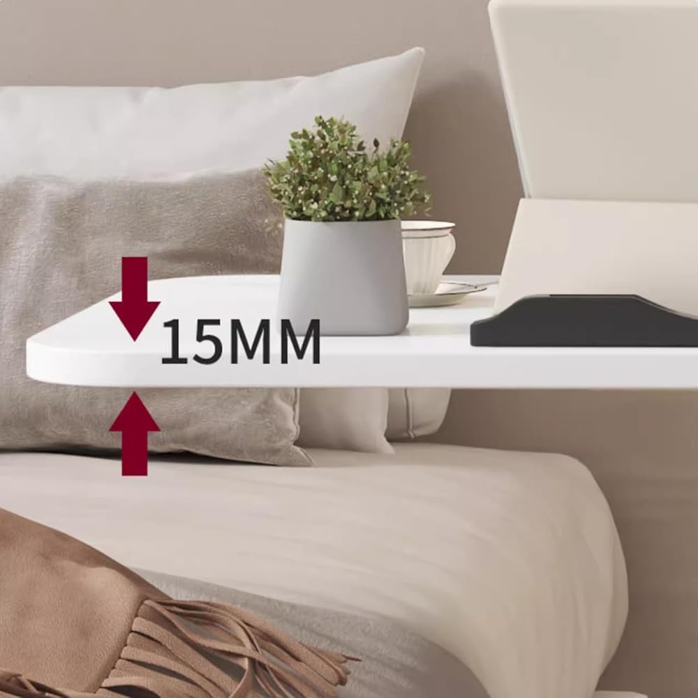 Regulowana składana drewniana taca na łóżko stół na laptopa posiłki i czytanie wszechstronne łóżko i krzesło Zastosowanie ergonomiczna konstrukcja idealna do domowego biura i relaksu