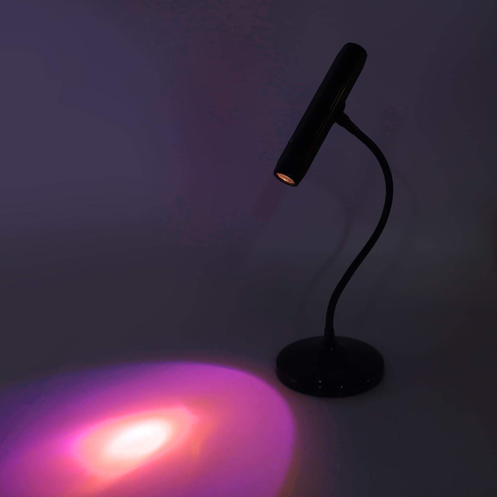 Jiawu Schwanenhals -LED -Gelnagel Lampe 360 ​​Grad Rotatable Schnell Trocken USB Nagellicht für Heim und Nagel Salon Verwenden Sie ABS Material (Rosiges Licht)