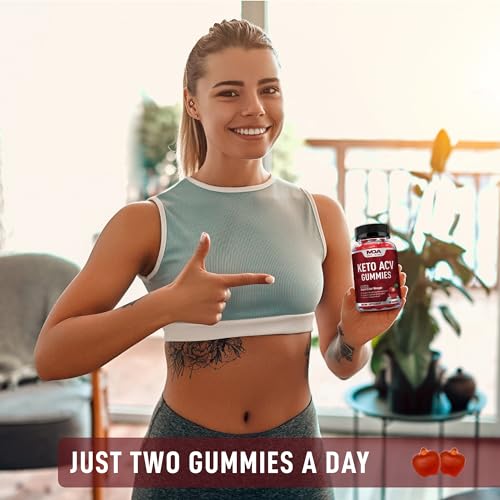 Keto ACV Gummies Advanced Weight Loss, Apple Cider Vinegar Gummies, ACV Keto Gummies for Weight Loss, Supports Detox & Cleanse, Digestion - Organic ACV Gummy (+ Loop Band) - Image 6
