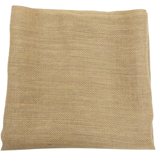 PRETYZOOM Hoja de Arpillera Cortable de Lino Beige para Decoración y Fácil Lavado en Hogar y Restaurante, Accesorio Artesanal Reutilizable para Manualidades y Exhibiciones