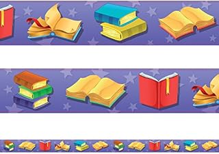 Love to Read Books Classroom Display Borders/Trimmers. Packs of 12 metres. Ideal for supporting Literacy lessons in Primary Schools and for Libraries