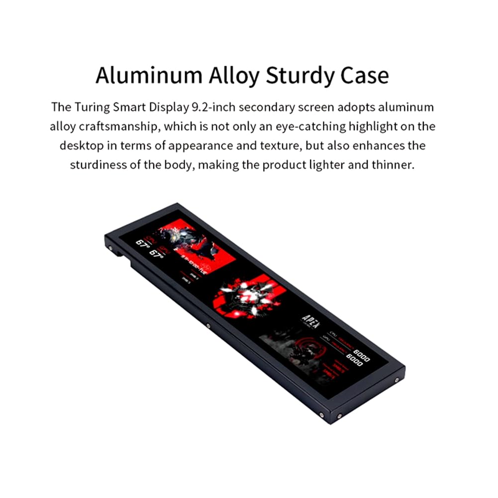 Suoumwa TURZX Monitor 9.2 Inch USB Type-C Desktop Extended Display