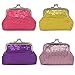mciskin 4 Pièces Porte-Monnaie en Paillette Changement Monnaie Mini Poche à Monnaie pour Femmes Filles 3.5" L X 2.8" H