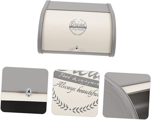 Miniatura 3 de Veemoon Contenedor de caja de almacenamiento para restaurante, bufé, frutas, esquina gris, soporte para alimentos, cocina, panadería, encimera,