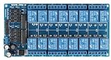 Tarjeta de interfaz de relé de 12 V de 16 canales, y cada uno necesita corriente de controlador de 15-20 mA.