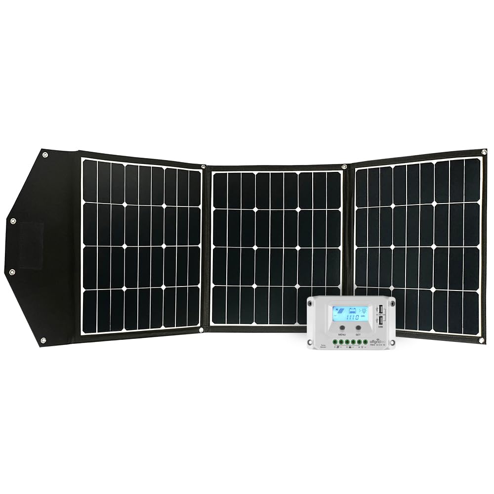 Offgridtec FSP 2 Ultra 120W faltbares Solarrmodul mit integrierter Aufständerung und Laderegler mit USB Ladefunktion
