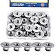 Glarks 30pcs M10 x 13mm Runde Basis Schweißen Tee-Mutter, Kohlenstoffstahl durch Loch Tee-Mutter, Flansch Einfügen weibliches Gewinde T-Muttern