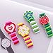 LOVEYue Colorful Heart Star Flower Kids Bracciale in Legno Orologio da Polso Giocattolo Elastico, Set Regalo Giocattolo Intellettuale per Bambini Perfetti Colore Casuale Stile Casuale *