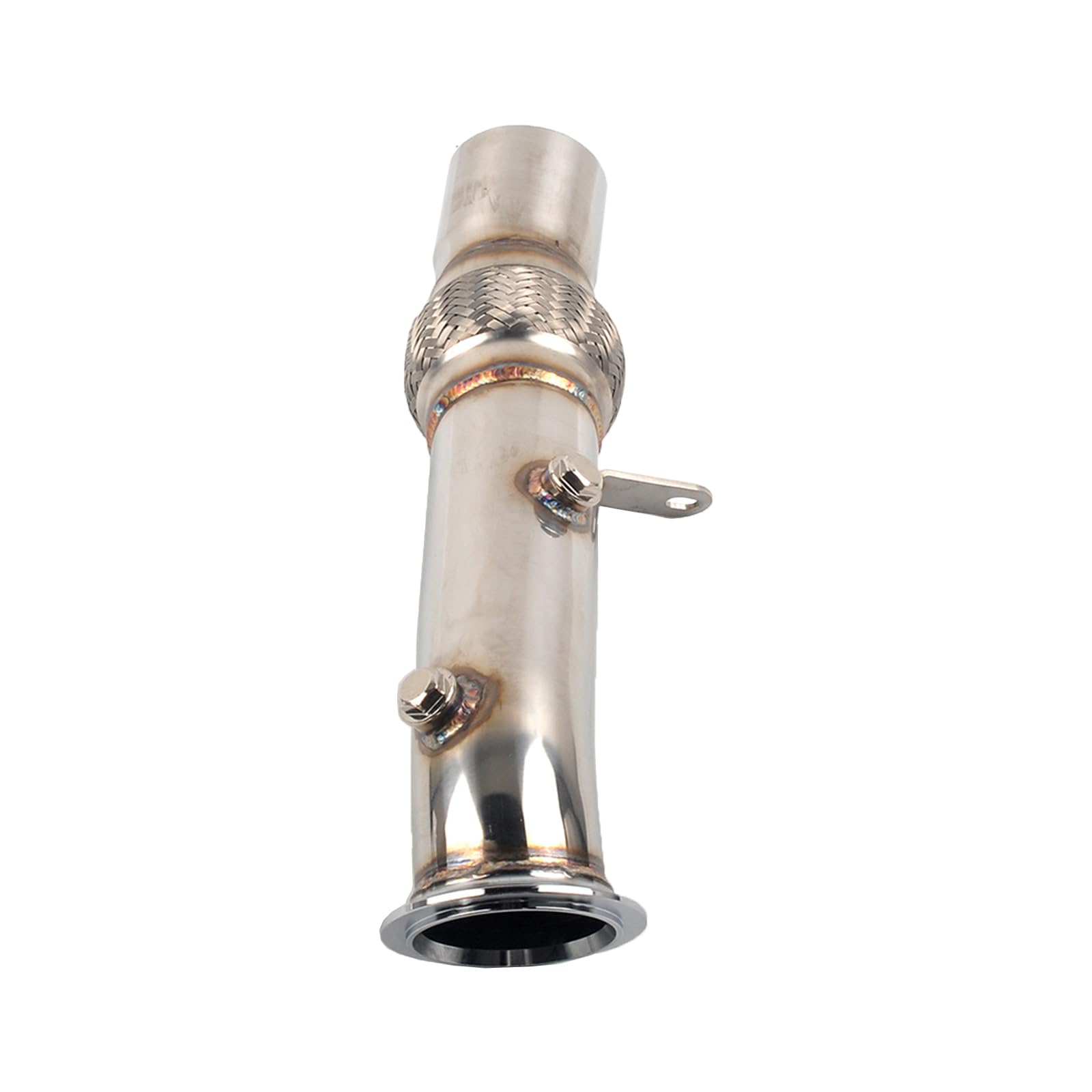 Downpipe échappement INOX Adapté pour BMW 535i 640i 740Li F10 F11 F07 F06 F12 F13 F01 2010-2015 Tuyau décatalyseur