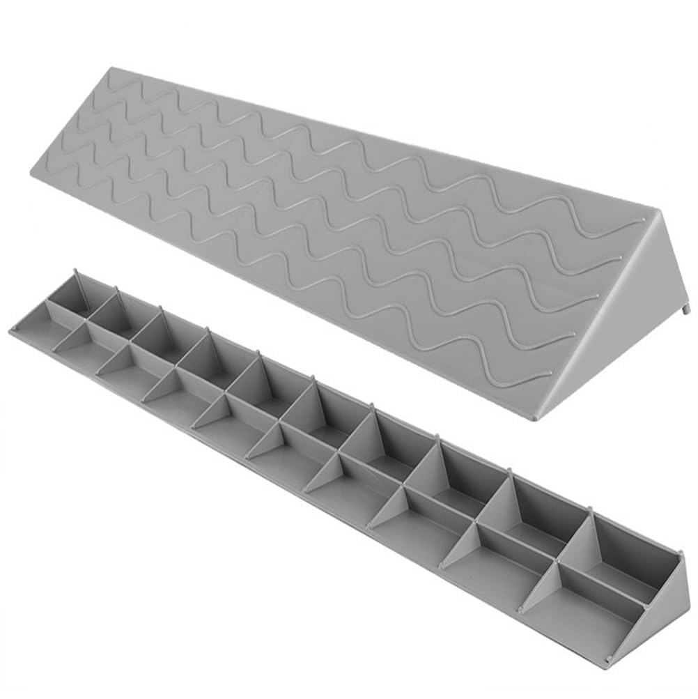Rampa De Umbral De 100 Cm (39,3") Con Banda De Transición Antideslizante Para Sillas De Ruedas Eléctricas, Scooters De Movilidad, Carriolas, Puertas De Baños Bordillos De Acceso,Negro,100cm*13cm*6.5cm