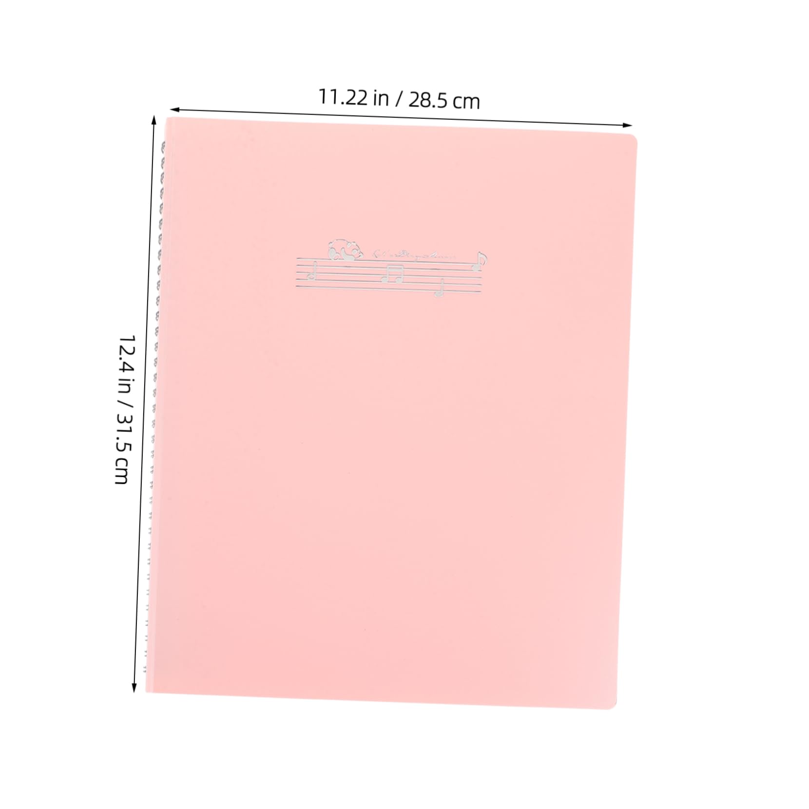 ERINGOGO 2Pcs Transparent Music Flip Folder with Pages Durable Sheet Music Notebook for Trumpet and Choral Easy Organization and Viewing