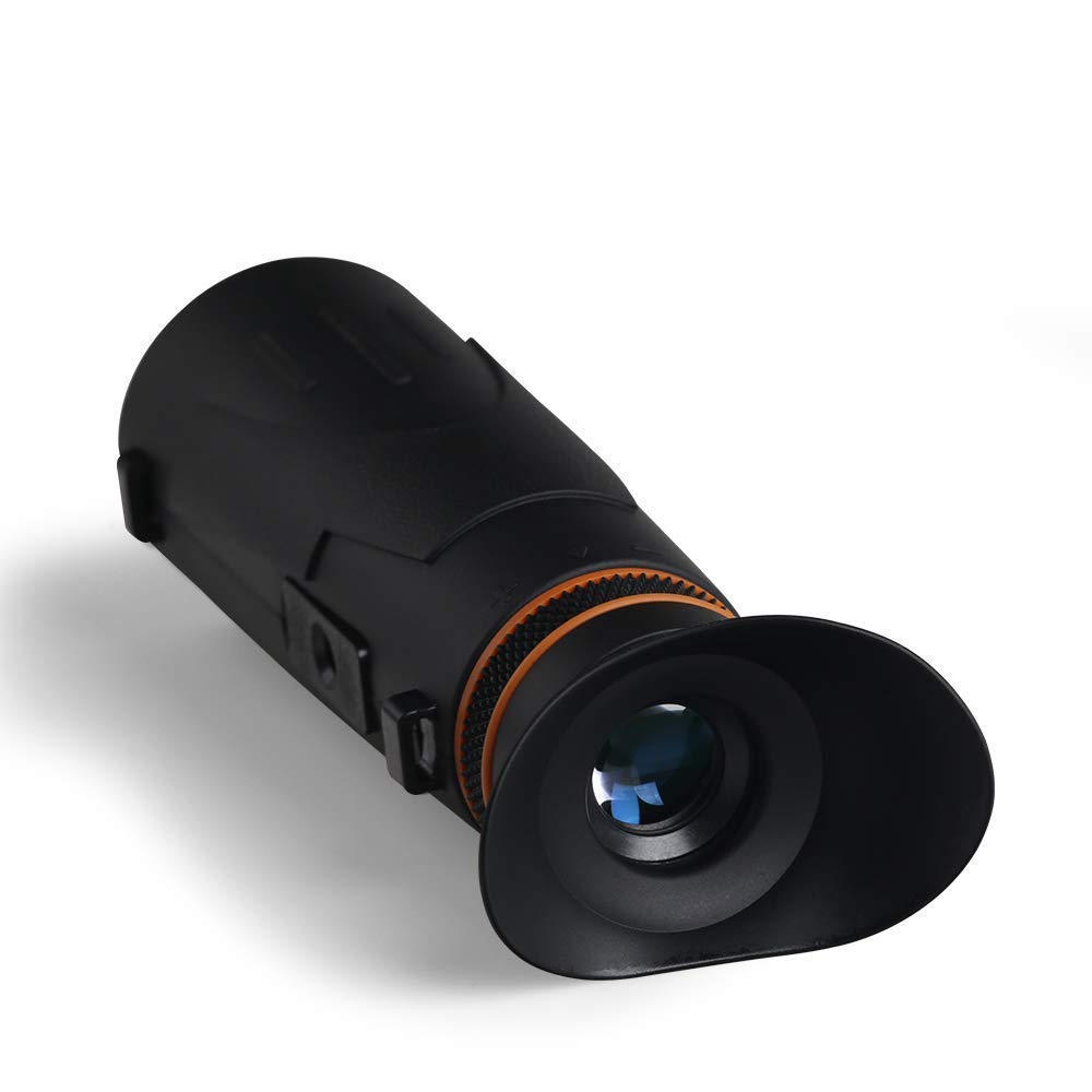 Monocular portátil Vogelbeobachtung Im Freien Oder Konzer 10X42 Monocular Teleskop Mit Kapuze Dv-Brazalete