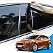 Piaobaige Autoadesivo della Disposizione del Pilastro della Finestra del PVC per Ford Focus 4 2018 2020 Adesivi Colonna Centrale BC Accessori Auto Esterni