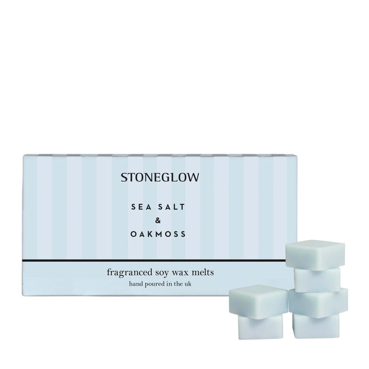 Stoneglow Modern Classics Collection - Sea Salt & Oakmoss - Soy Wax Melt Blue