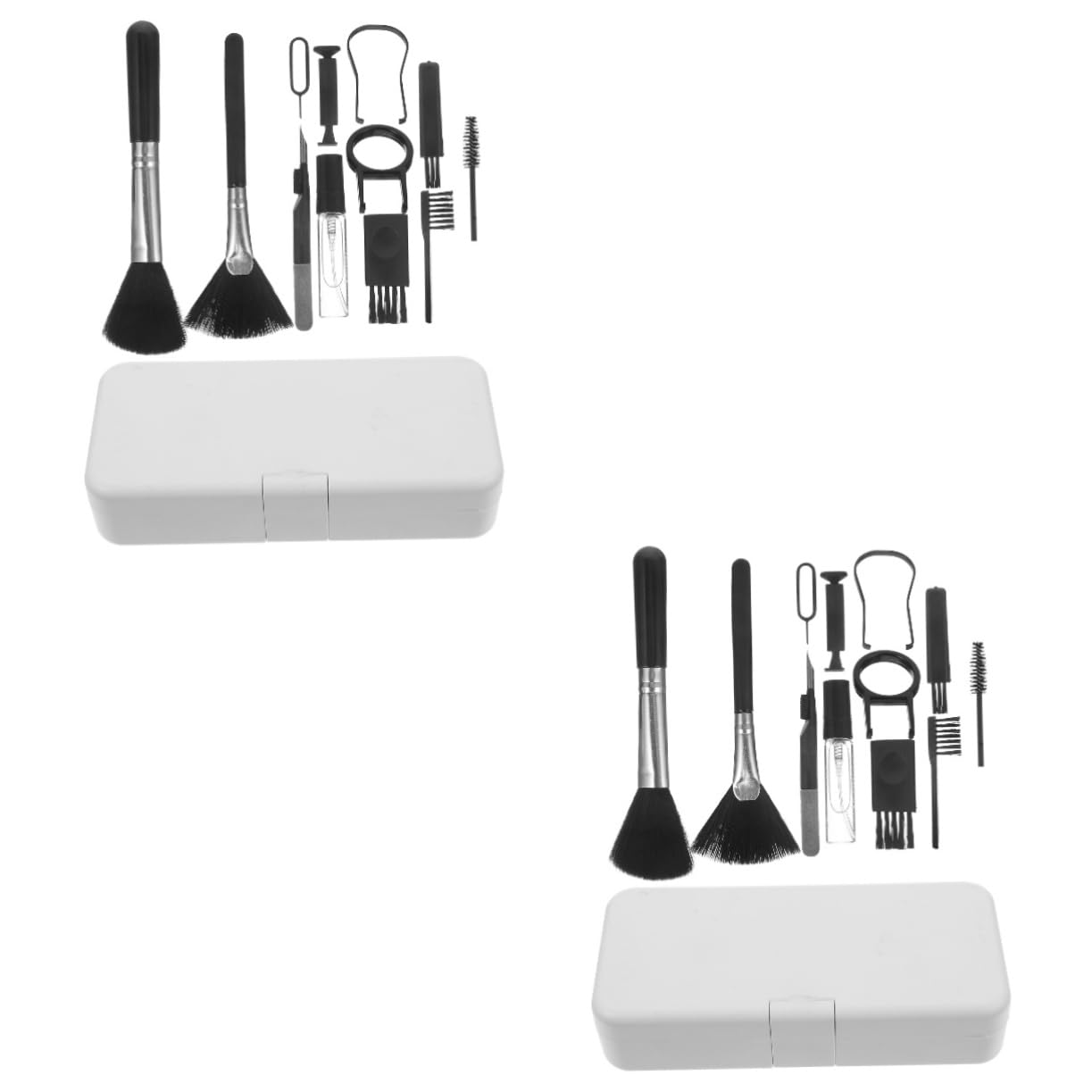 Cabilock 2 Juegos Equipo de Limpieza Limpiador portátil Limpio Kit de Limpieza Electronica Herramienta de electrónica Herramientas de de Auriculares Fibra extrafina