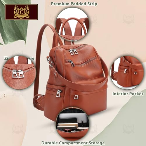 Image of Ethnic Style Waterproof Oxford Backpack for Women & Girls | Fashion Travel Canvas Look Nylon Bag | Large Capacity Printed Laptop Backpack for College