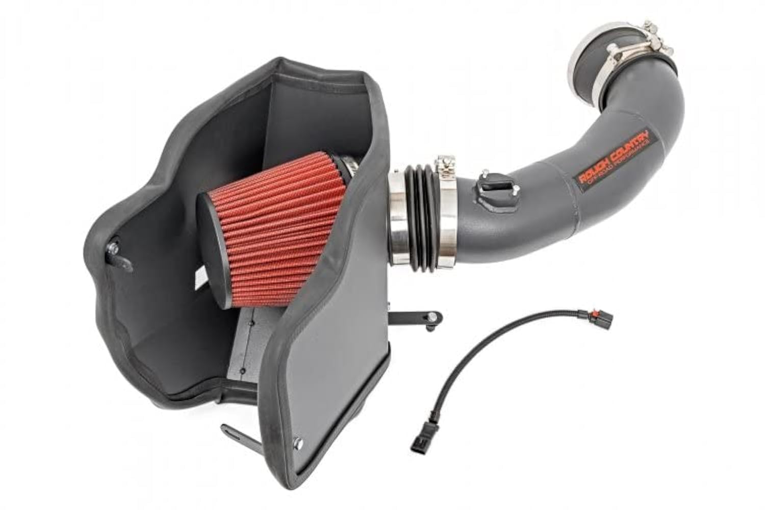 Photo 1 of [DAMAGED] Rough Country Cold Air Intake for 17-19 Ford Super Duty | 6.7L Diesel - 10490