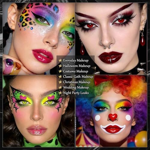 UCANBE Highly Pigmented Eye Makeup Palette, Matte Shimmer Metallic Eyeshadow Pallet Long Lasting Blendable Natural Colors Make Up Eye Shadows Cosmetics Gift Kit - 5