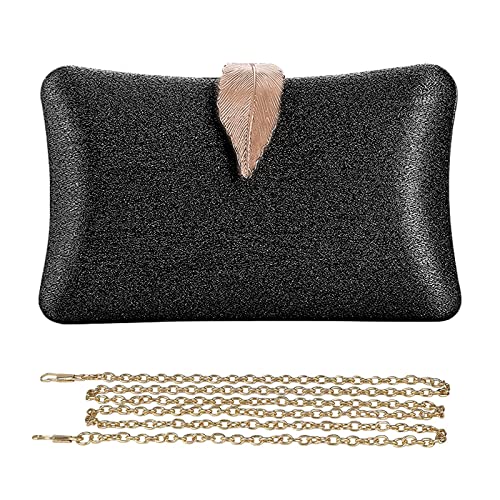 Pochette mariage à boucle feuille idéale pour vos banquets