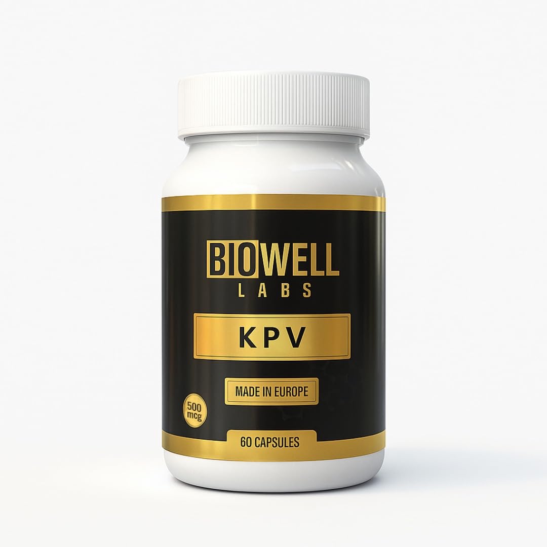 KPV Peptide Capsules – 60 Count | 500mcg Per Capsule | Supports Immune Function & Skin Health