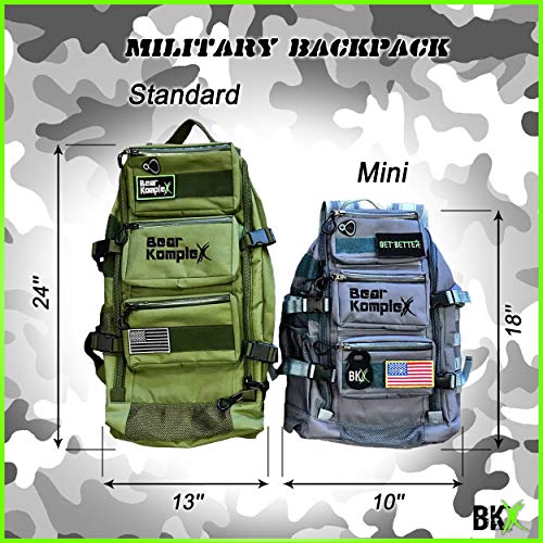 EU_Backpack_Parent Bear KompleX Bear Defence Complex Military 3-Day Tactical Backpack for Hiking, Hunting, Fitness, Camping and Outdoors 1000D nylon backpack. - Image 4