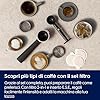 Electrolux Explore 6 Macchina per Caffè Espresso e Cappuccino E6EC1-6BST, 2 tazze, tecnologia ThermoBlock, set filtro 2-1 incluso, Caffè in Polvere e Cialde E.S.E., colore nero