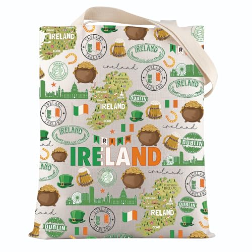 VAMSII Ireland Souvenir Travel Tote Bag