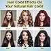 Black Hair Dye Shampoo 3 in 1, Herbal Shampoo Hair Dye for Women Men, Grey Coverage 16.9fl oz