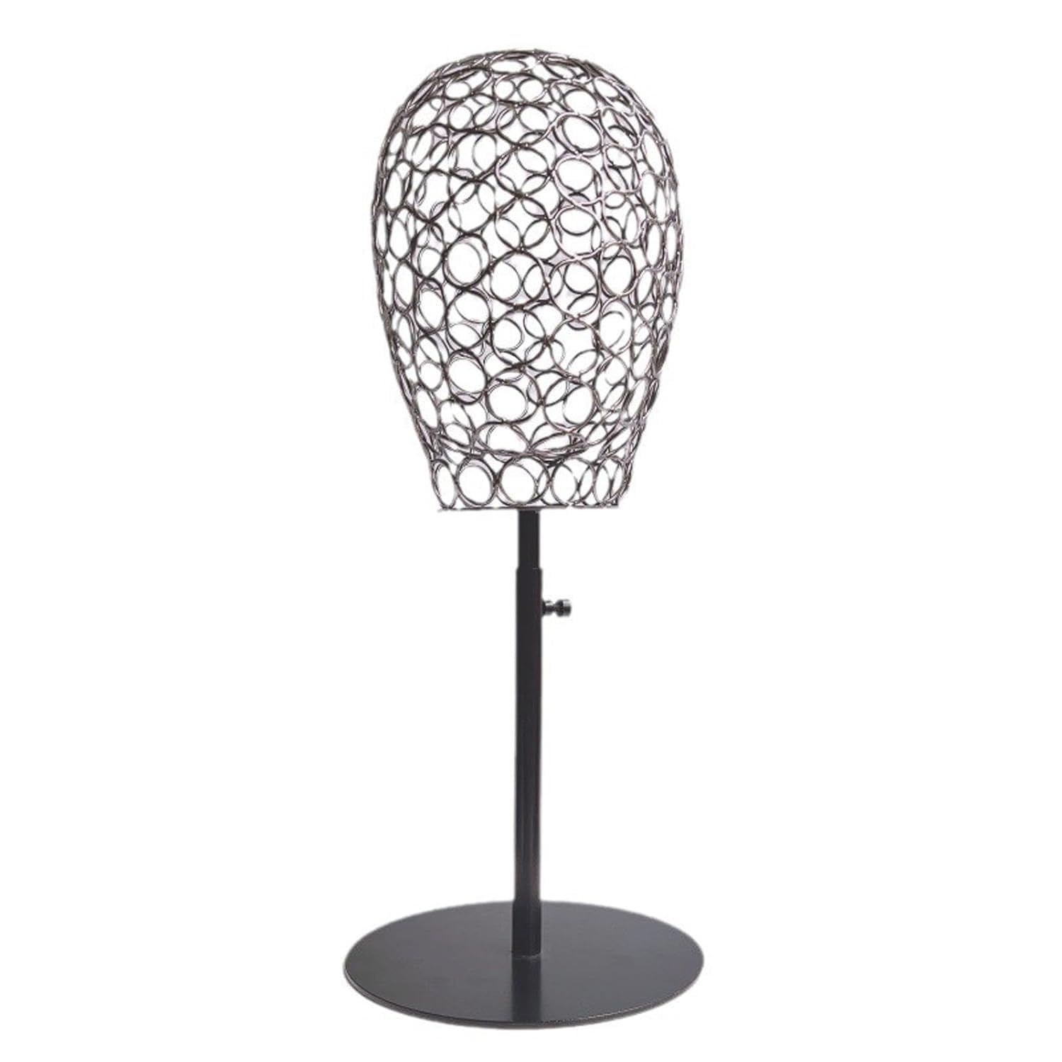 CONGRUI Hollow Iron Wig Head Mannequin Stand Hat Holder Home Decor Multipurpose