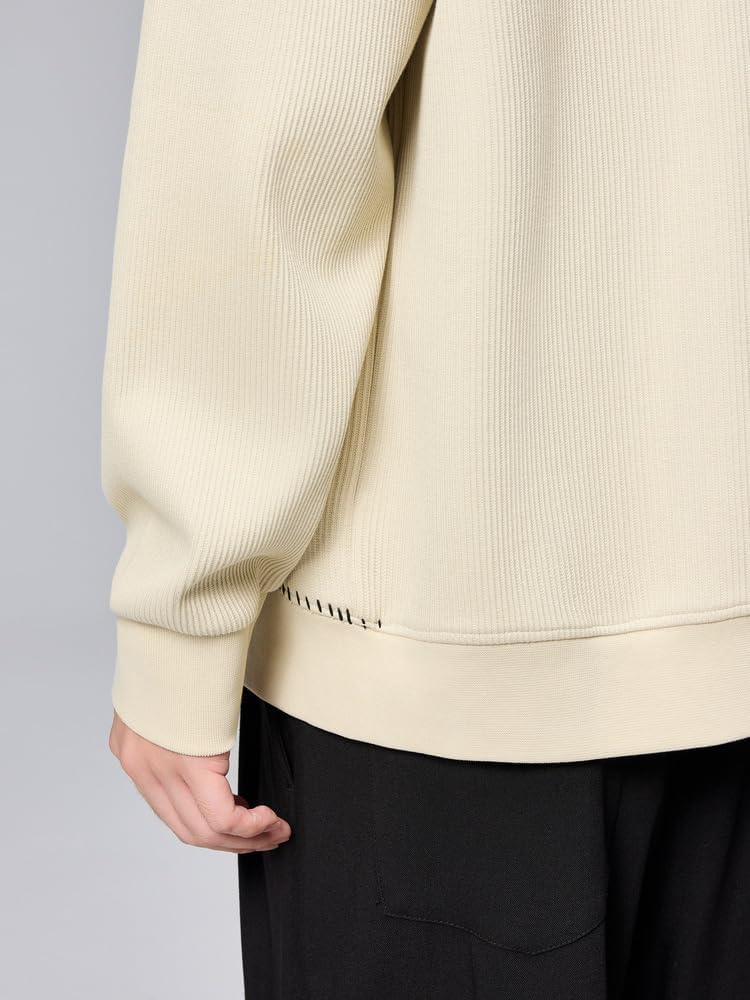 Open Sweater for Men, Autumn Men's Outerwear-Black-Medium