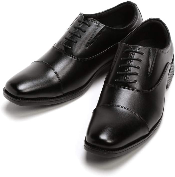 カラダ快適研究所] シークレット靴 12cmアップ 本革 ビジネスシューズ