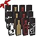 Produktbild Geschenktüten Flaschen (12 Stück) - Flaschentüten für Wein und Champagner - Geschenktaschen, Weinflaschentuete zum Geburtstag, Hochzeit Party, Geschenkverpackung - Schwarz Flaschentueten (1 Flaschen)