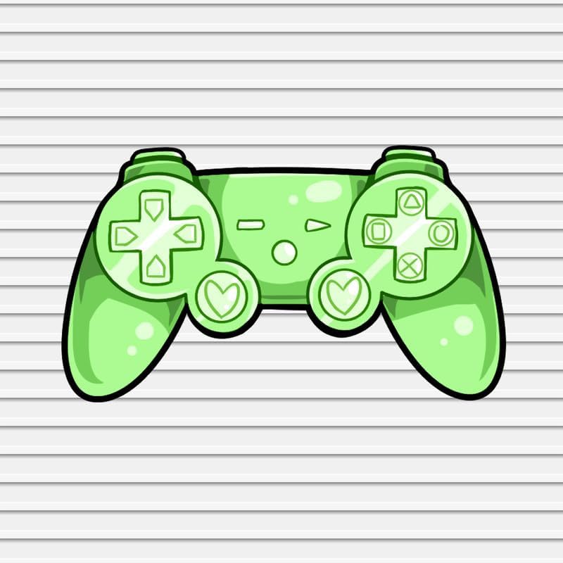 Calcomanías de vinilo para controlador de pared, ventana de coche, laptop, vaso, niños, niñas, decoración de habitación, kawaii, videojuegos,