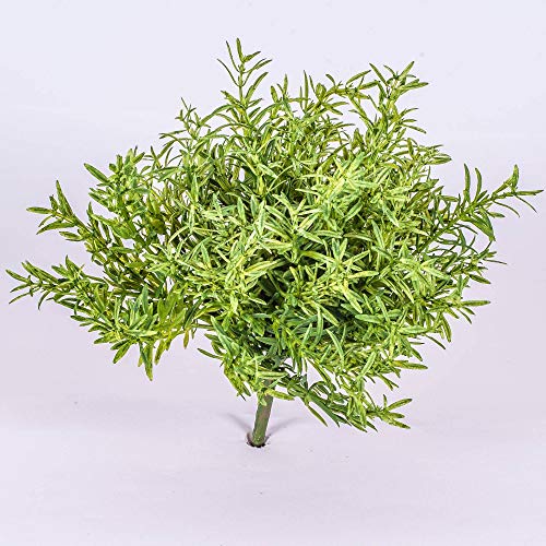 artplants.de Arbusto de Romero Artificial en Vara, 20cm - Mata Decorativa - Planta sintética