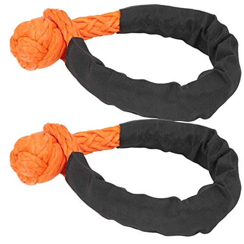 Majatou Soft Shackle, 2Pcs Rope Shackle for ATV for SUV for Boat