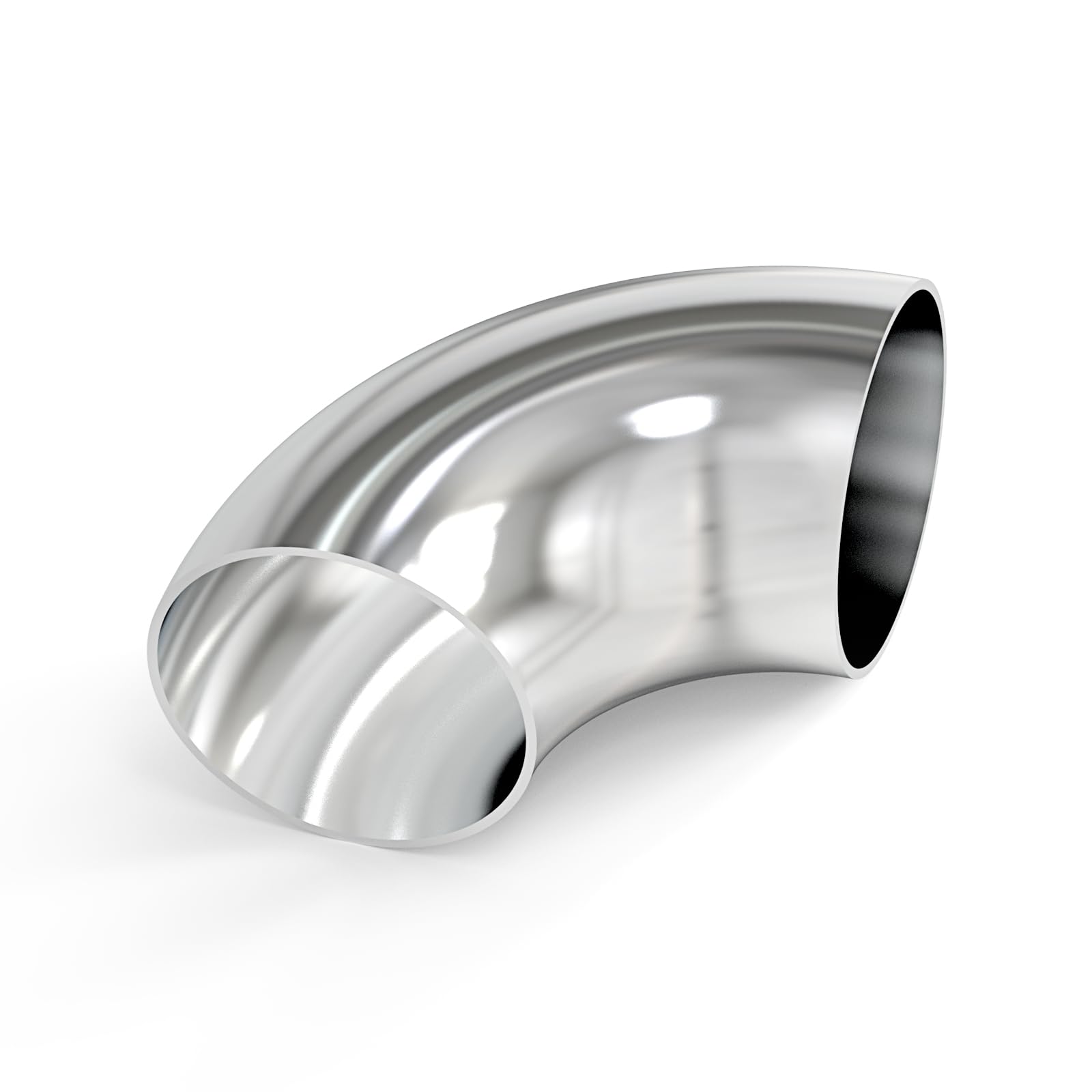 Ace Race Parts 11019 1.500 OD 16ga 90 Degree Mandrel Bend - Polished OD - 6061 Aluminum - (2.250 CLR / 6.000 Legs) main image 0