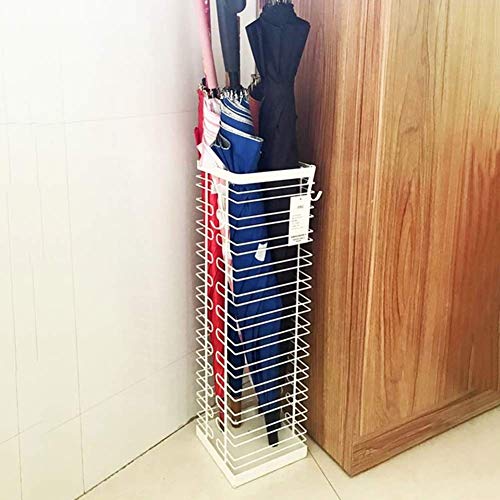 Support de rangement en fer pour parapluie avec bac récupérateur d'eau