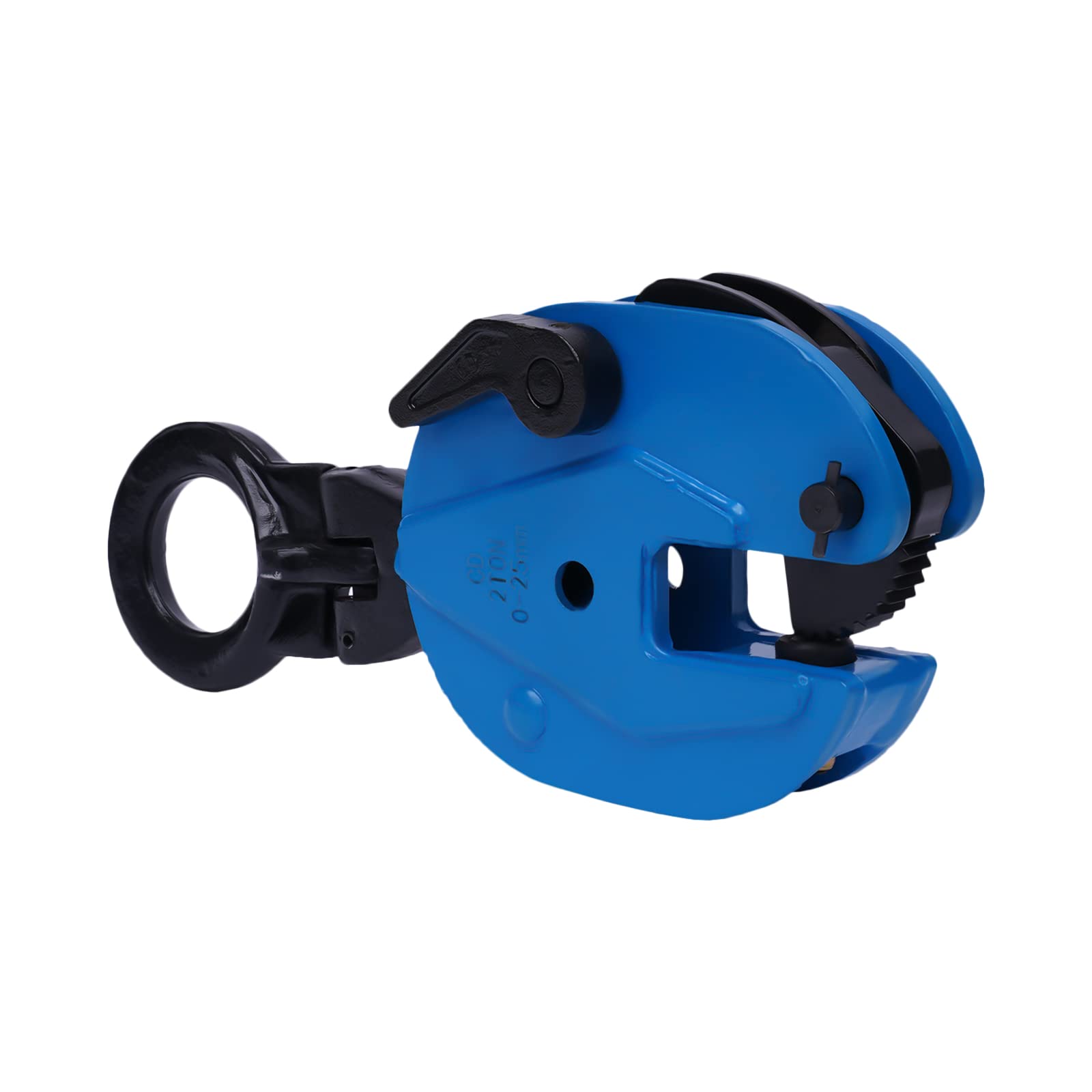 Abrazadera vertical 2T para grúa de chapa para levantar y transportar – Pinza vertical con palanca de bloqueo para abrir y bloquear las mordazas