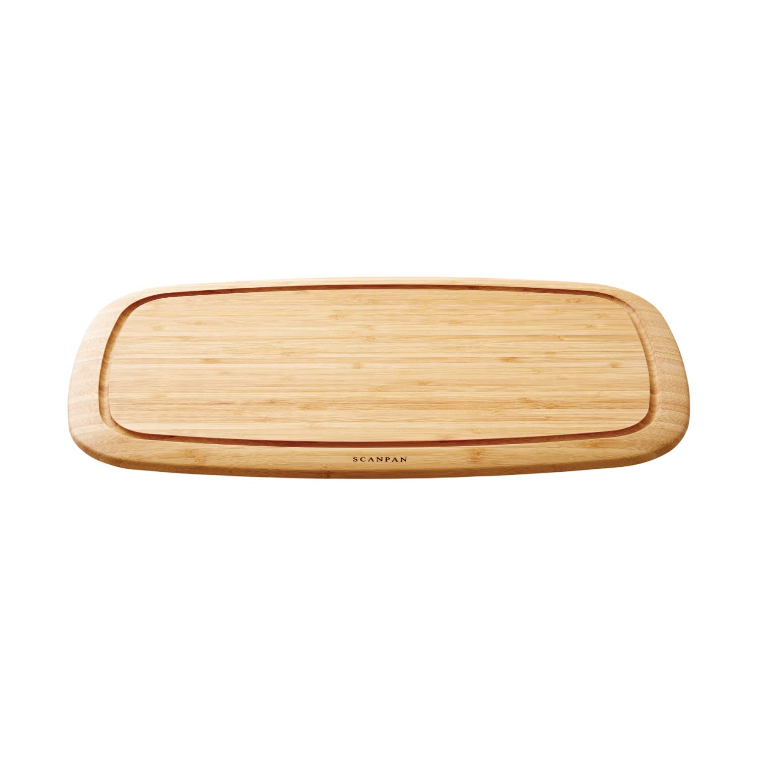 Scanpan Deska do krojenia z deską na sok, klasyczna, 50 x 30 cm, drewno, 50 x 30 x 1,8 cm