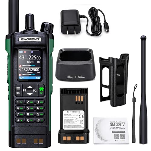 BAOFENG DM-32UV DMR Radio Handheld Walkie Talkie 10W GPS APRS Dual Band Wireless Copy Frequency Type-C Programming Ham Radio Handheld