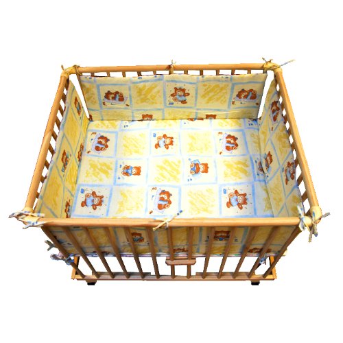 Tour de parc rectangulaire jaune