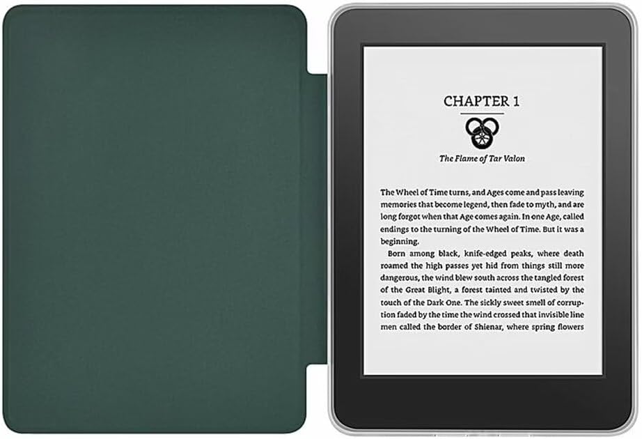Case for Kindle Paperwhite 4 (10th Gen,2018),All New Premium PU Leather Smart Protective Cover with Auto Sleep Wake Case for Kindle Paperwhite 4 (10th Gen 2018) 6" Model:PQ94WIF (Deep Green)