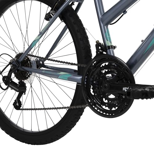 Image of Huffy Stone Mountain Bike for Men and Women, 20 inch /24 inch /26 inch, 6-Speed (20 inch) or 21-Speed, Front or Dual Suspension (Varies), Multiple Colors, Adjustable Saddle, Shimano Equipped, All-Terrain Tires